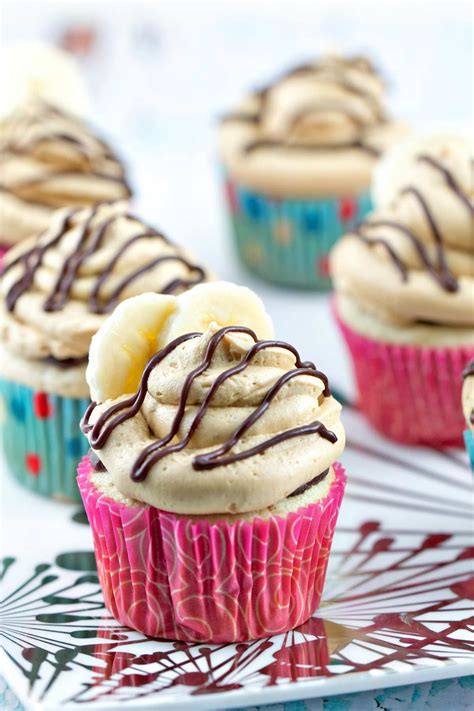 Peanut Butter Banana Cupcakes Banana Cupcakes Filled With Chocolate