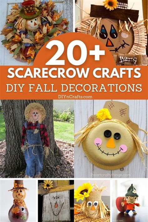 20+ Fun DIY Scarecrow Crafts For Fall Decorating - DIY & Crafts