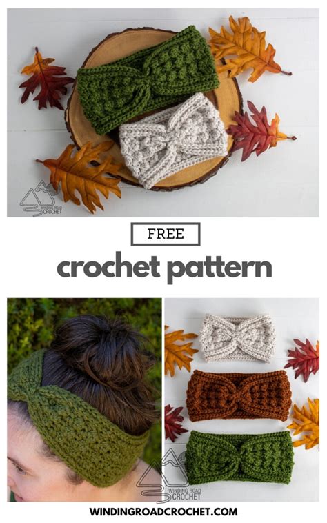 Crochet Cinched Ear Warmer Free Pattern With Video Tutorial Winding