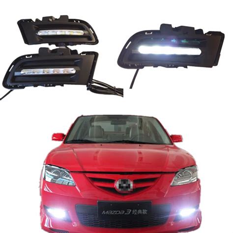 Led Drl Daytime Running Light Car Styling For Mazda M Fog