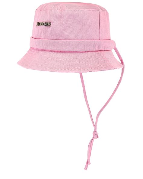 Jacquemus Bucket Hat In Light Pink Fwrd