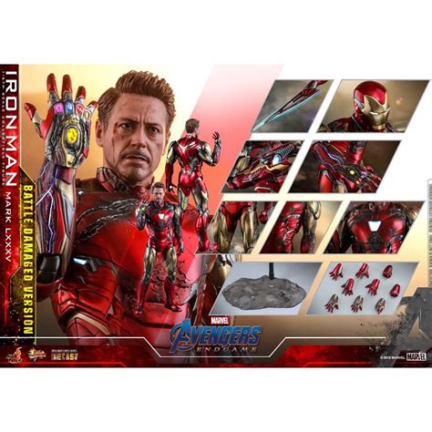 全新 未拆 現貨 野獸國 HOT TOYS MMS D 復仇者聯盟 鋼鐵人 馬克 戰損版 附保卡 蝦皮購物