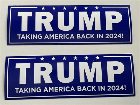 Trump Bumper Stickers Pack Deals