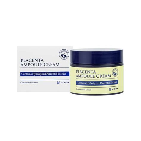 Крем для лица антивозрастной плацентарный Placenta ampoule cream MIZON ...