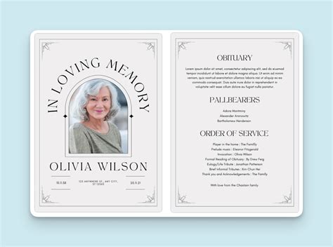 12 Funeral Program Examples + Template: How to Make The Perfect Program