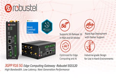 Robustel G Iot Edge Computing Gateway Certified By Microsoft Azure And