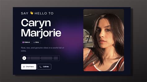 Users Cant Speak To Viral Ai Girlfriend Carynai Because Ceo Is In Jail