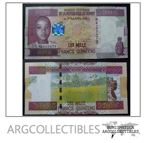 Guinea Billete Francos Pick Unc Argcollectibles