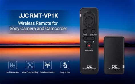 Amazon JJC Control remoto inalámbrico RMT VP1K para Sony FDR AX33