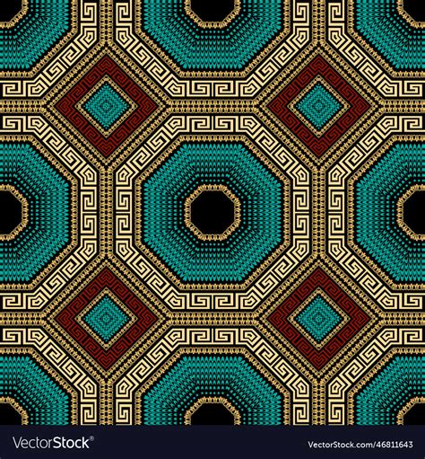 Greek ornamental geometric seamless pattern Vector Image