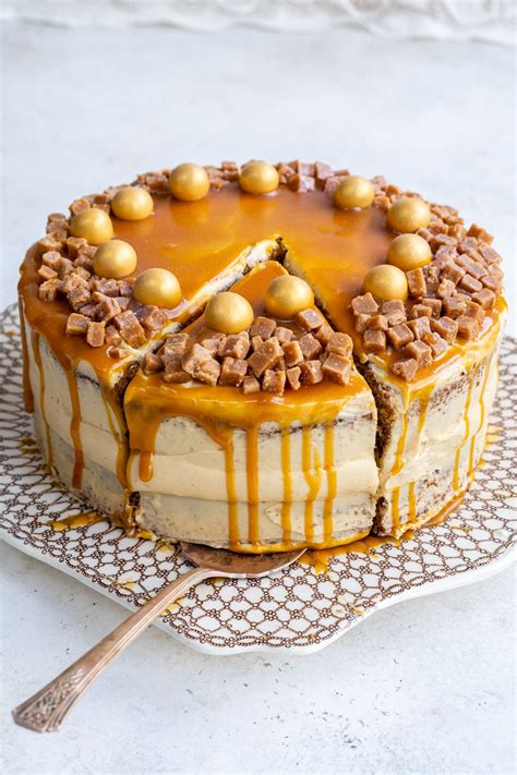 Mary Berry Salted Caramel Cake - Supergolden Bakes 