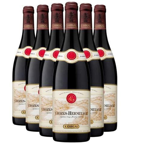 Crozes Hermitage Rouge 2020 Lot De 6x75cl Maison Guigal Vin Aoc