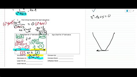 Survey Of Calculus M1400 2 6 Part 2 Concavity Youtube