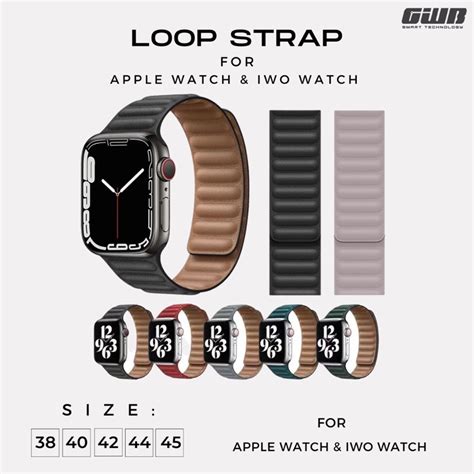 Jual Strap Apple Watch Leather Link Magnetic Loop Sport Band Tali Jam