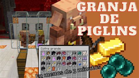 Como Hacer Una Granja De Tradeos Con Piglins En Minecraft 1 16 A 1 16