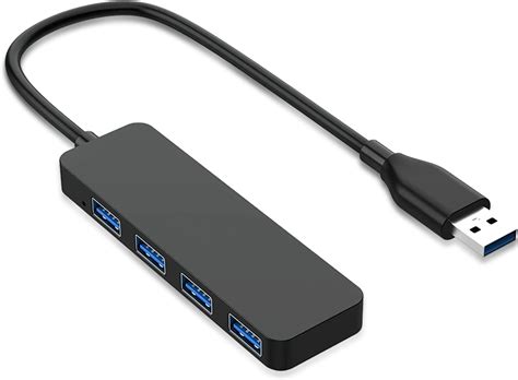 Usb Hub 4 Port Usb 30 Ultra Slim Data Hub Usb Extension Hub Multi