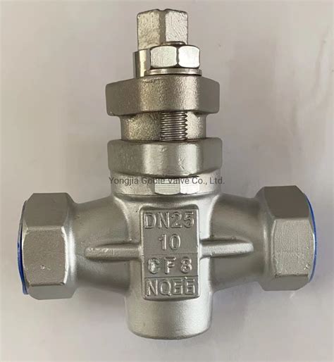 X F Cf Cf M Stainless Steel Threaded Two Way Plug Valve China Plug