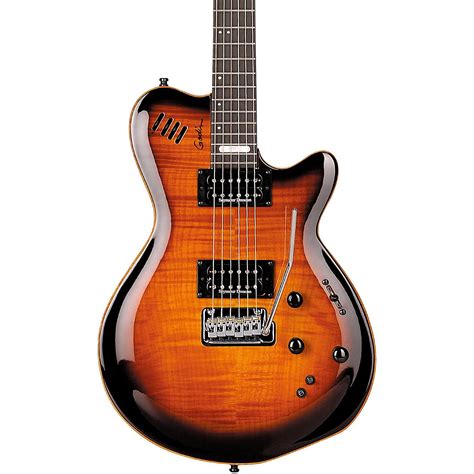 Godin Lgxt Aa Flamed Maple Top Electric Guitar Cognac Burst Musician