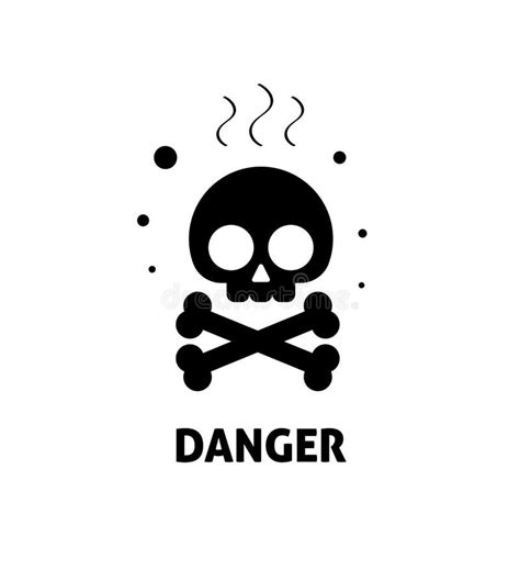 Chemical Hazard Sign Vector Illustration, Flat Cartoon Toxic Risk ...