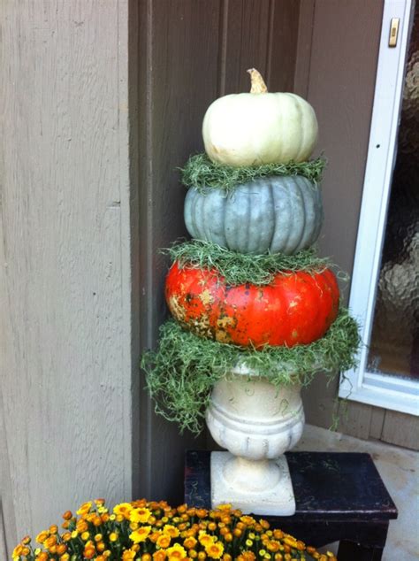 Diy Pumpkin Topiary Pumpkin Topiary Diy Pumpkin Crafts