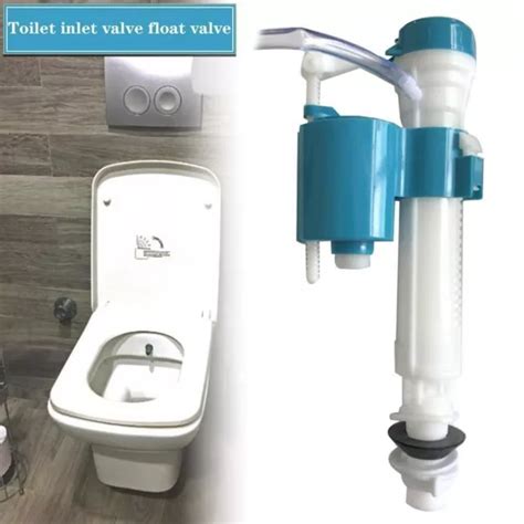 Toilet Cistern Bottom Entry Inlet Flush Valve Bottom Siphon Fill Float