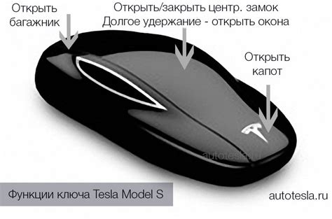 Ключ Tesla Model S Внешний вид и инструкция по использованию