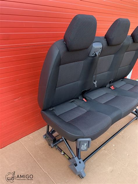 Seat Fiat Ducato Boxer Jumper Citroën Relay LHD bench triple rear