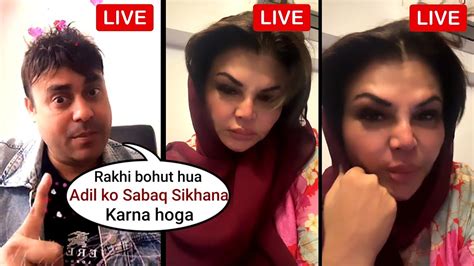 Live Rakhi Sawant With Her Ex Husband Retish Singh Talking About Her