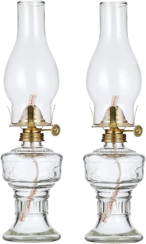 Amazon DNRVK Set Of 2 Vintage Large Kerosene Lamp Classic Rustic