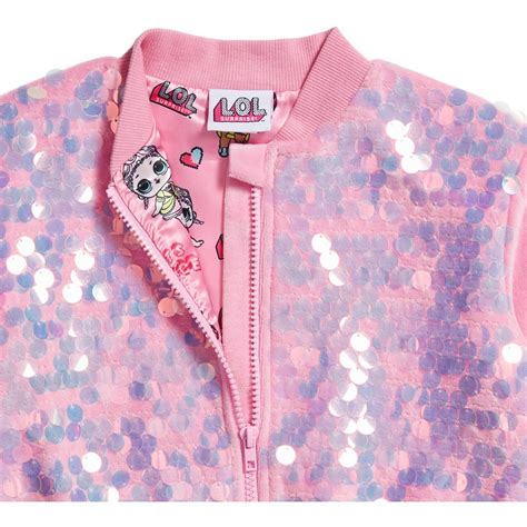 Lol Surprise Girls Sequin Jacket Pink Big W