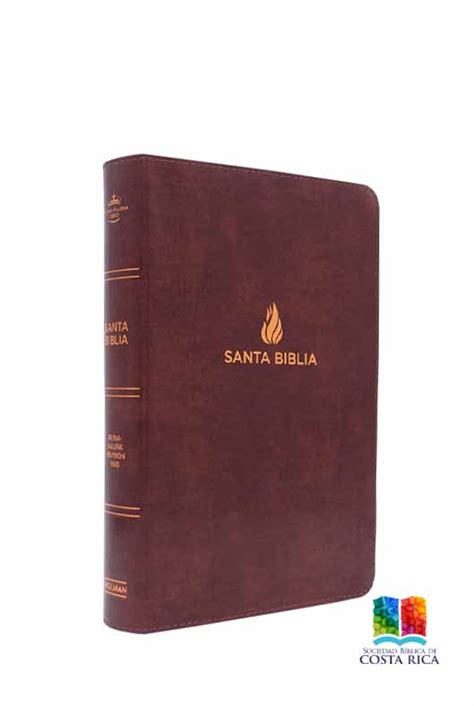 Biblia Reina Valera Letra Grande Tamaño Manual Sociedad Bíblica CR