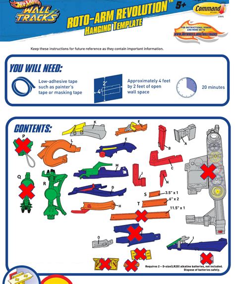 Hot Wheels Wall Tracks Roto Arm Revolution Mattel Hot Wheels Wall