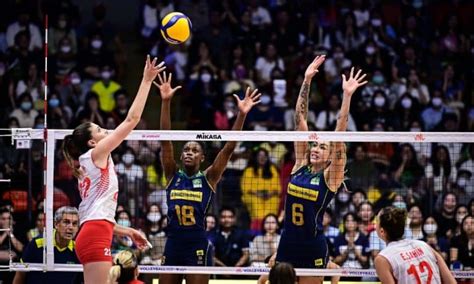 Brasil Sofre No Ataque E Perde Da Turquia Na Vnl Feminina