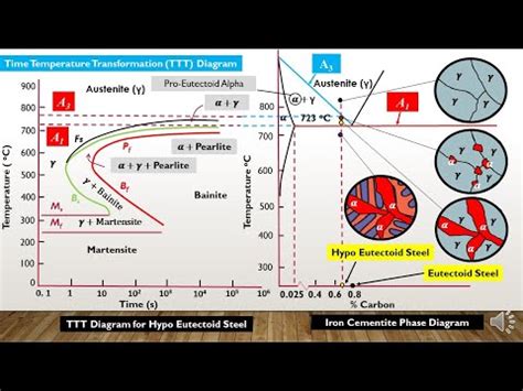 Ttt Diagram Of Hypoeutectoid Steel Its Solidification Mechanism