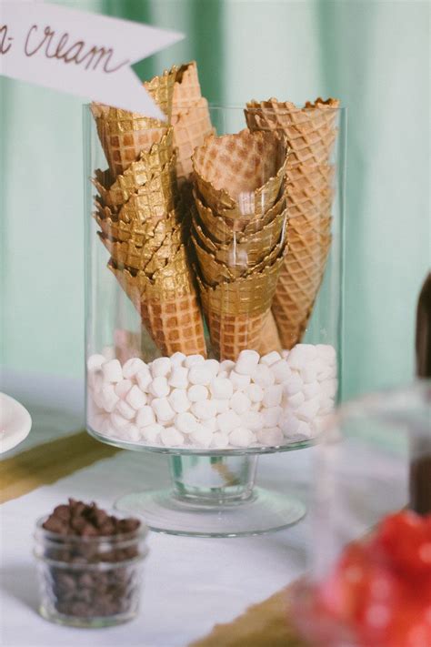 Ice Cream Party Theme Ice Cream Birthday Party Bar Laitier Ice Cream