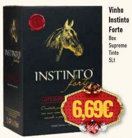 Promo O Vinho Instinto Forte Box Supreme Tinto Lt Em Belita