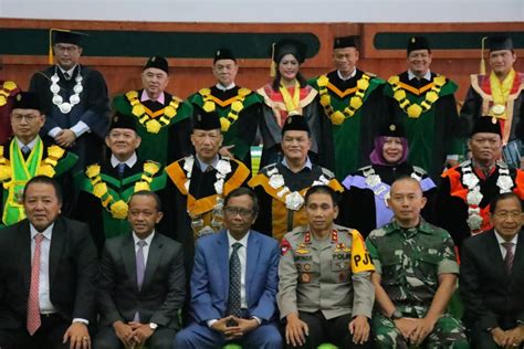 Kapolda Lampung Hadiri Pengukuhan Prof Dr Taruna Ikrar M Biomed Ph