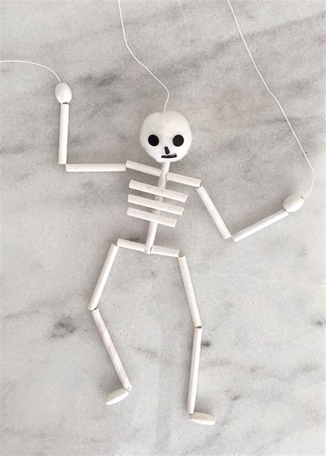 Dancing Skeleton Puppet Crafting Novelties