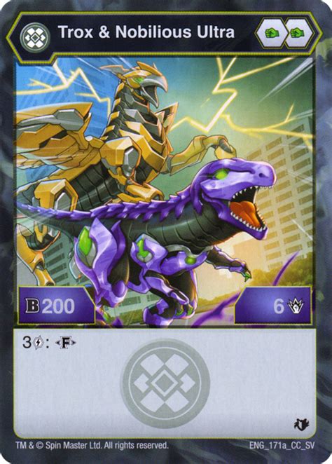 Darkus Trox And Nobilious Ultra Shields Of Vestroia The Bakugan Wiki