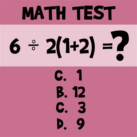 Easy Maths Quiz With Answers Easy Math Test