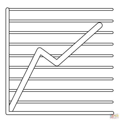 Chart Upwards Trend Emoji Coloring Page Free Printable Coloring Pages