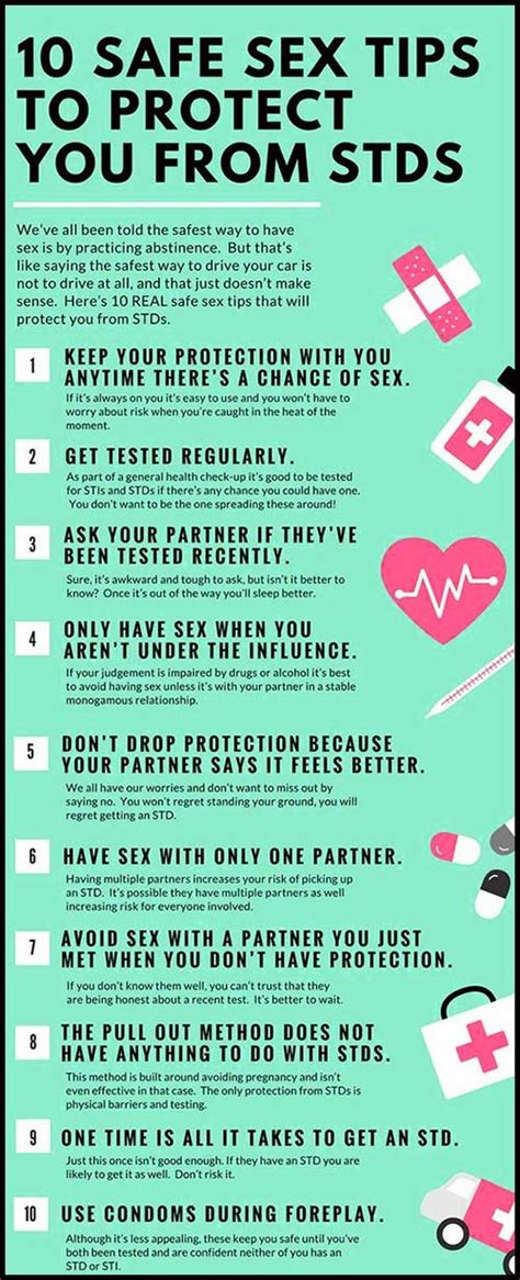 10 Safe Sex Tips To Protect You From Stds Infographic