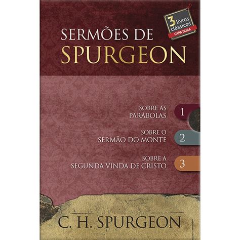 Serm Es De Spurgeon Combo Tr S Livros Submarino