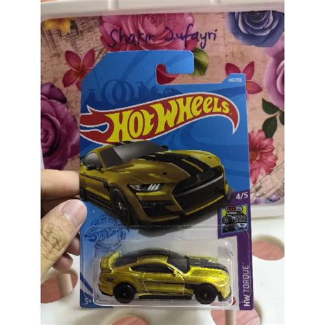 Hot Wheels Ford Mustang Shelby Gt Sth Shopee Malaysia