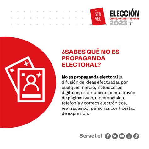 Servicio Electoral on Twitter Sabes qué es y no es propaganda