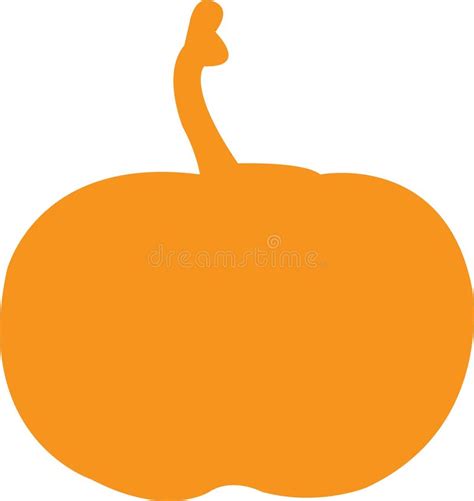 Pumpkin  With Svg Vector Cut File For Cricut And Silhouette Stock