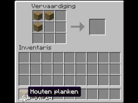 Hoe Maak Ik Een Bijl In Minecraft Youtube