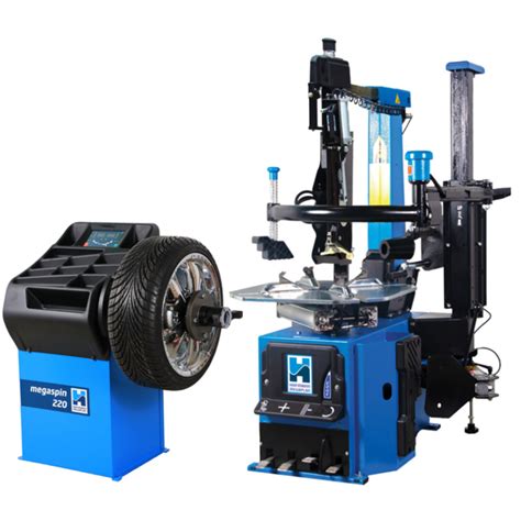 Hofmann Megaplan Leverless Tyre Changer Megaspin Wheel Balancer