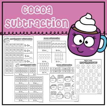 Hot Cocoa Winter Subtraction By MrsHensleeTX TPT