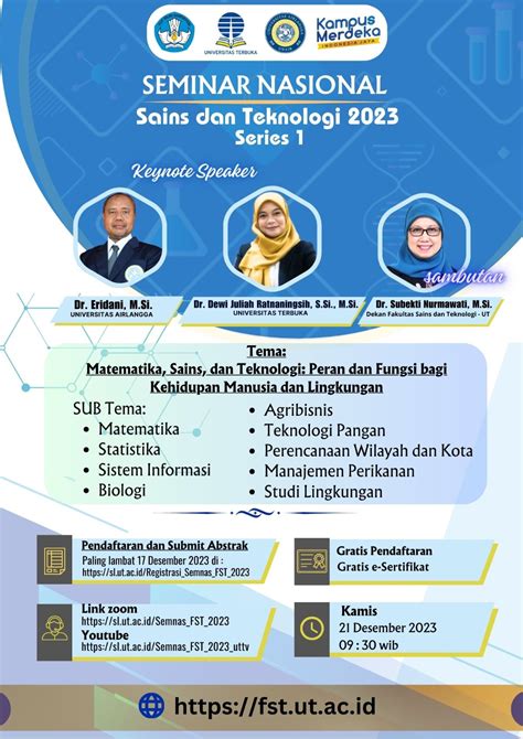 Seminar Nasional Sains Dan Teknologi Series Kolaborasi